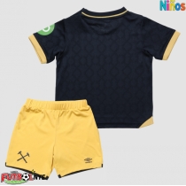 Camiseta West Ham United Tercera Equipación para niños 2025-26 manga corta (+ pantalones cortos)